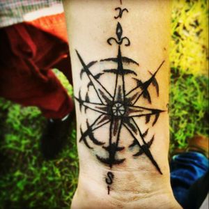 #compass #firsttattoo #Throwback #ink #tattoodo #florida