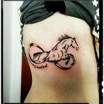 Horse / Infinity Tattoo #horse #infinity #tattoo