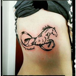 Horse / Infinity Tattoo#horse #infinity #tattoo