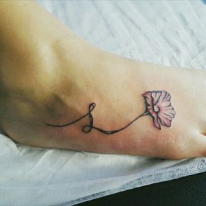 Flower Tattoo #pink #flower #tattoo