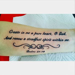 Scripture Tattoo#scripture #verse #writing