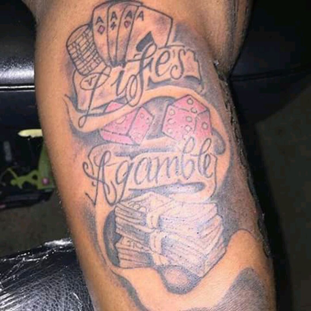 Lifes a gamble full hand blast  tattoo fypシ foryourpage foryou    TikTok