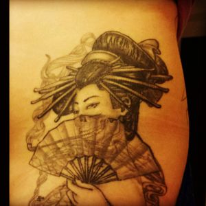 Awesome Geisha. Done by Pia Whitford of Ink Maiden #geisha #inkmaiden