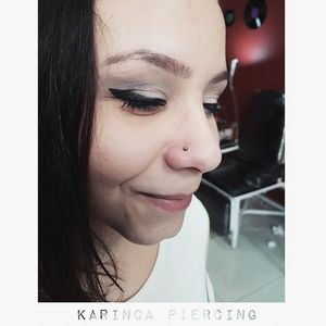 Nose Piercing instagram: @karincatattoo#nose #piercing #piercings #piercingstudio #tattoostudio #piercer #pierced #piercingaddict #piercinggirl