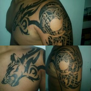 #TATTOO #wolftattoo  #wolf #maoritattoo  #maori #tattoodesign  #Design