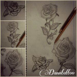 #rose #rosa #tattoo #tatuaje