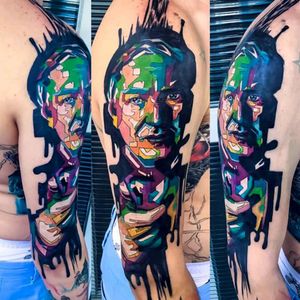 The most beautiful tattoo this year? Done by brazilian artist Turco Tattooist.#ThomasEdison #colorful #colorida #amazing #speechless #tatuadoresdobrasil #EdsonTurco #TurcoTattooist