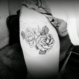 #flower #rose #blackworktattoo #blackandgrey #tattooportugal