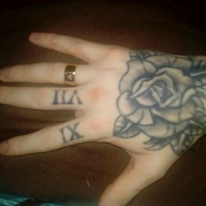 Rose and roman numerals