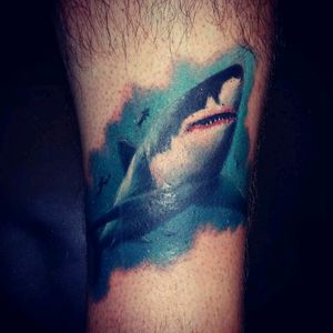 Shark piece I done while back at homestead Voodoo ink of Salisbury NC.