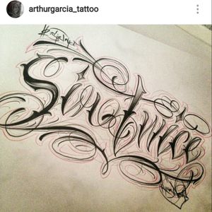 Some old Lettering i did for Script Killa @sirtwice .@arthurgarcia_tattoo#tatuaje