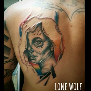 E mail me at: lonewolftatouage@gmail.com #tattoo #tattoos #ink #inked #sketch #sketches #realism #realistic #blackandgreytattoo #graphictattoo #watercolor #colortattoo #woman #babe #catrina #art #follow #lonewolf #toulouse #TattoodoApp #tattoodo