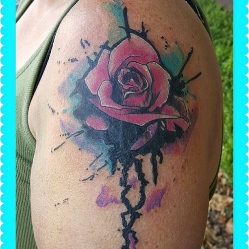 A cool cover up water color I did.