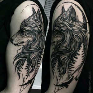 #tattoodo #wolf #animal #wolftattoo #wolfhead #lonewolf #blackwork #blackandgrey #meganmassacredreamtattoo #dreamtattoo #linework #tattoo #tattooed #ink #inked #art #tattooart #brasil