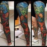 Avengers tattoo done with love and patience