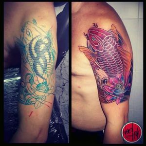 Koi fish to cover up this tattoo