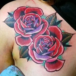 #traditionaltattoo #traditionalroses #roses