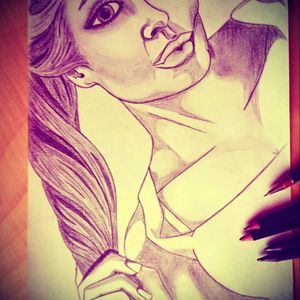 First drawing of my Lady :-) What do you think? ;-)