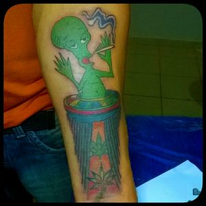 ET. Brisado 👽 #crazy #tattoo #thedefons #tattoo2me #tattoosp