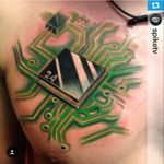 #computerchip by #TommyHelm  #coverup #TattooNightmares