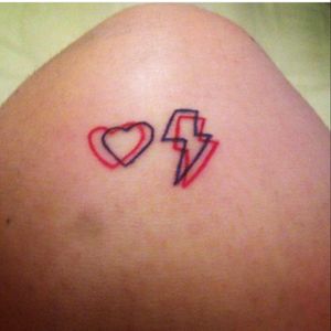 Heart & thunder #MorriganInk #chileantattoo #eternalink #heart #thunder #tattoo ❤⚡