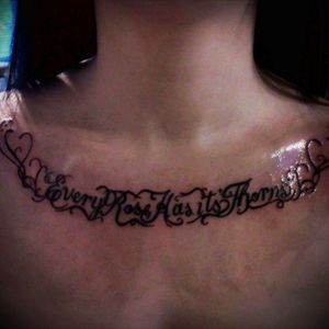 Collar Bone tattoo ♡ #collarbonetattoo #lyrics  #yeg