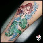 📍 Welcome to El Paso, Texas If you would like to set up an appointment email Rudy at: cruztattooz@gmail.com #cruztattooz #TheLittleMermaid #underthesea #watercolor #watercolortattooing