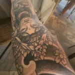 Buddha tattooo. Completed by adam at aussine tattoo studio patong, thailand. #Oriental #japanesetattoo #japanese #buddha #buddhatattoo #blackandgreytattoo