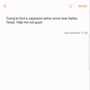 Looking for a Japanese tattoo artist near Dallas Texas. Help me out please!