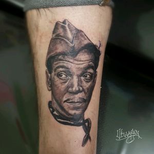 Cantinflas portrait,for my friend @dcntone Mexico city La onda tattoo