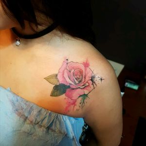 #rose #pink #tattoogril #coverup