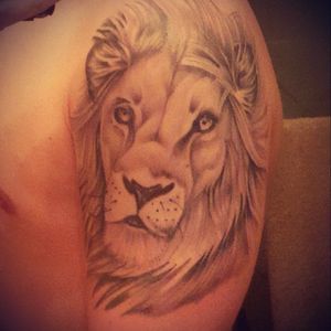 Most recent Lion tattoo. #liontattoo #halfsleeve