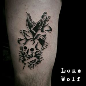 E mail me at lonewolftatouage@gmail.com #tattoo #tattoos #ink #inked #sketch #sketches #traditional #traditionaltattoo #oldschooltattoo #tradtionaldagger #eagle #skulltattoo #art #lonewolf #toulouse #TattoodoApp #tattoodo