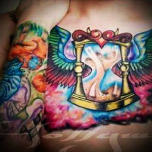 Fun tattoo I did #tattoos #colortattoos