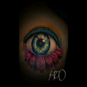 Tattoo I've done #eyetattoos #tattoos  #colortattoo