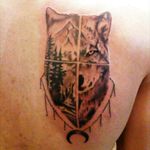 #Wolf #WolfTattoo #Tattoed