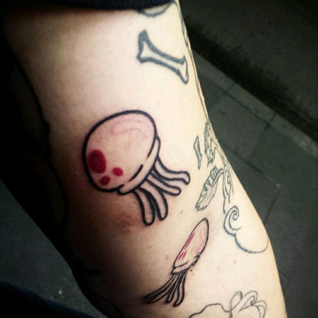 simple spongebob jellyfish tattooTikTok Search