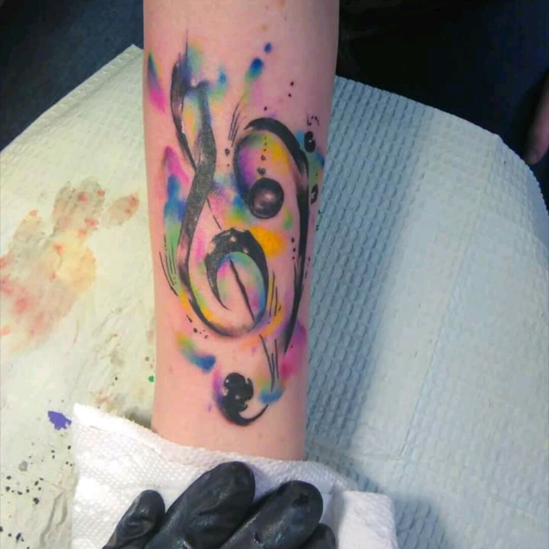 50 Treble Clef Tattoos  Treble clef tattoo Music tattoo designs Tattoos