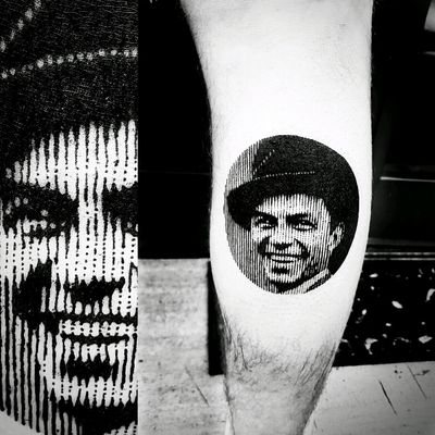 Frank Sinatra full dot no lines!#tattoo #love #life #passion #extreme #dotwork #dotworkers #geometric #geometrictattoo #sacredgeometry #tattooartist #symbol #mandala #tattoos #mandalas #buddha #spiritual #meditation #blackwork #portrait