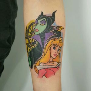Tattoo uploaded by Joe • Disney villains. (via IG - goldlagrimas) # ...
