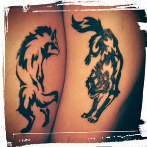 #FrikInk #CDMX #tattooedcouples #wolf #wolftattoo