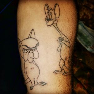 Pinky & The Brain Outline by S.F.Reality