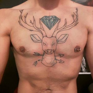 #deer #chest #diamonon #arrow #chestpiece