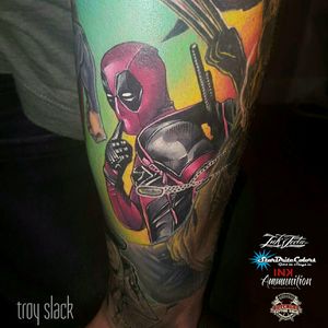 Gap filler #tatuagem #tatuaje #tatouage #tetoviranje #tätowieren #Dövme #tatuering #tatoeëren #tatu #tattoo #tattoos #ink #inked #Deadpool #marvel #marvelcomics #comictattoo