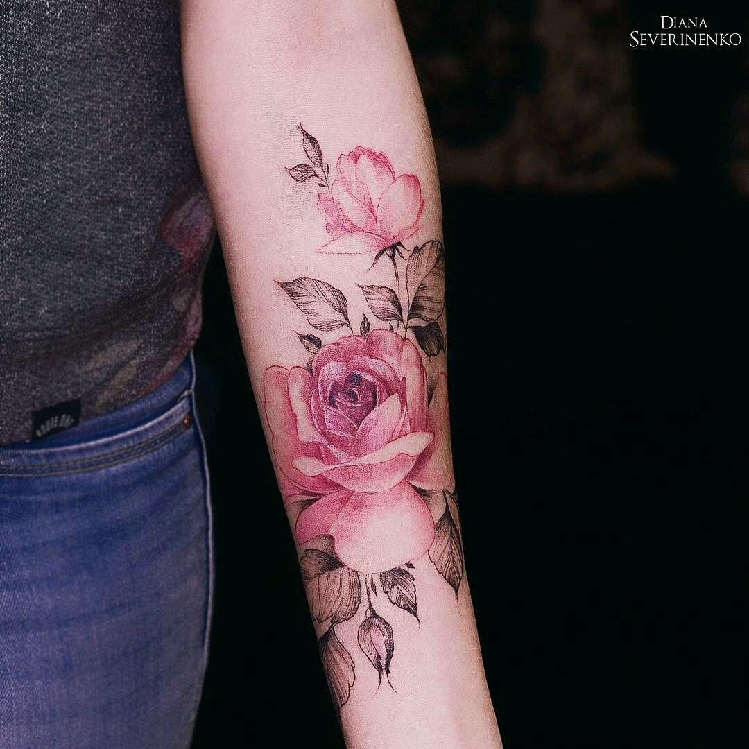 vintage rose tattoo tumblr