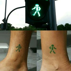 Lightman in Warsaw #tattoo #ink #tattoopavia #tattoomilano #Pego #warsaw #autotattoo #selftattoo #trafficlight #greenlight #walk #tattoogirl #inkedgirl #memories #lamiacaviapreferita #instapic #picoftheday