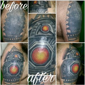 Cover up in progress