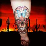 My wife's tattoo in the mexican desert