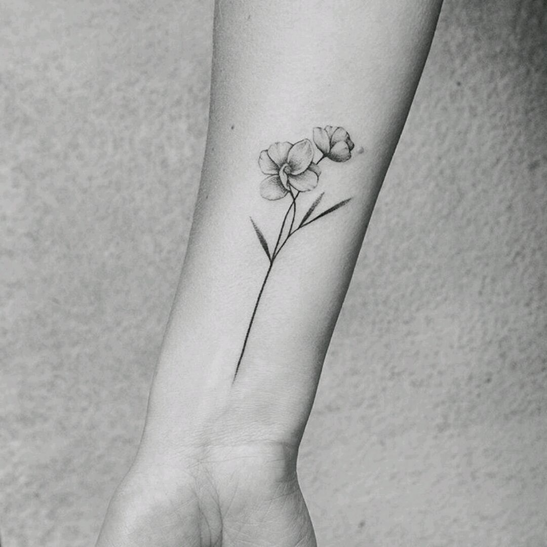Tattoo uploaded by Alina • #xrayflower #orchid • Tattoodo