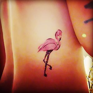 #animals #small #isreliart #flamingo  #pink #sma #inkedgirl  #TattooGirl